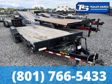 7x20 Big Tex Equipment Equipment Trailer - 14K GVWR - Mega Ramps