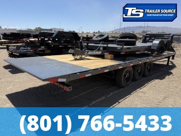 8.5x26 Lamar FA Gooseneck Deckover Tilt Trailer - 21K GVWR - Winch Plate