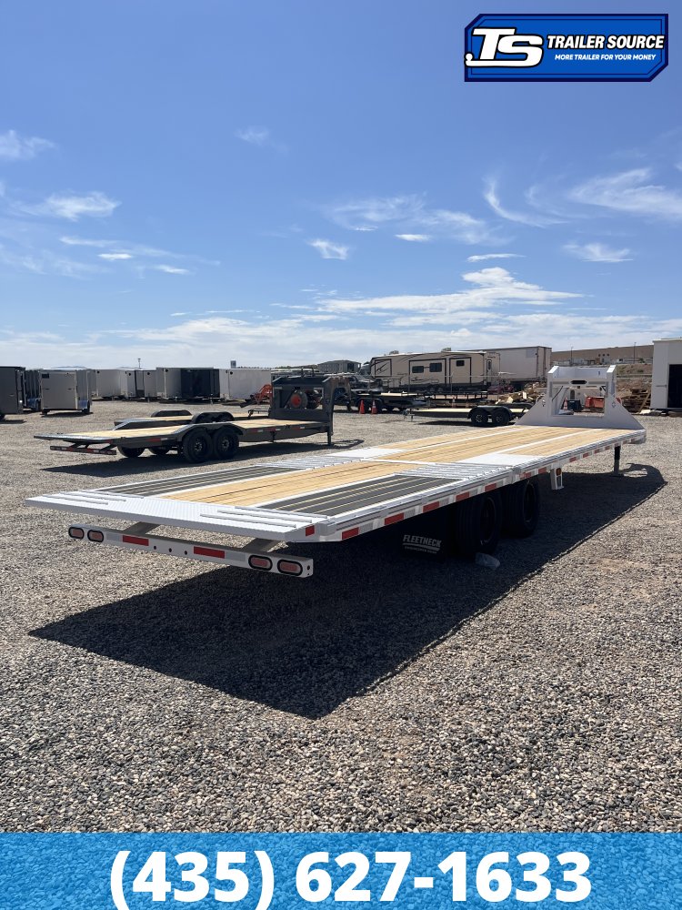 8.5x35 Diamond C FMAX-HDT 212 Gooseneck Hydraulic Dovetail Equipment Trailer - 25.9K GVWR - ABS Brakes