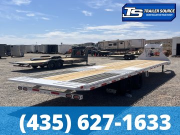 8.5x35 Diamond C FMAX-HDT 212 Gooseneck Hydraulic Dovetail Equipment Trailer - 25.9K GVWR - ABS Brakes