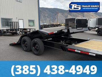 8.5x24 Horizon HET Tilt Trailer - 21K GVWR - 10K Axles, 17.5" HD Wheels, 18 Ply Tires, Torsion Axles