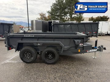 5x10 Lamar DS Dump Trailer - 18" Sides - 7K GVWR -