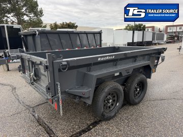 5x10 Lamar DS Dump Trailer - 18" Sides - 7K GVWR -