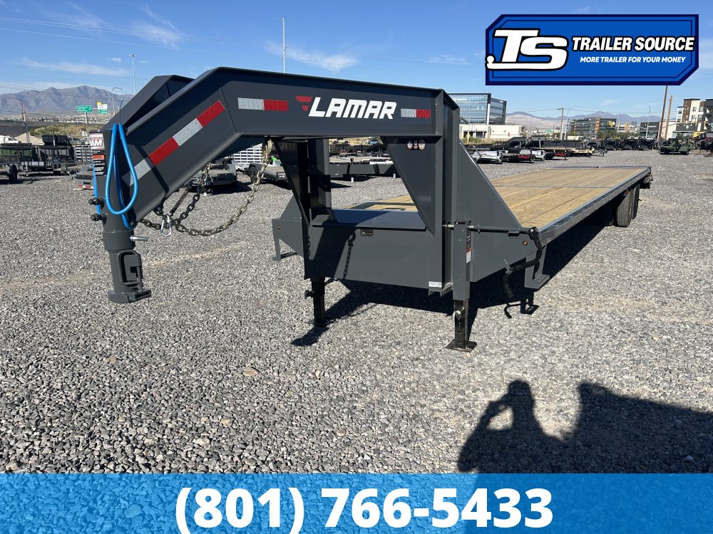 8.5x40 Lamar FD Gooseneck Equipment Max Ramps