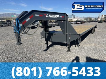8.5x40 Lamar FD Gooseneck Equipment Max Ramps