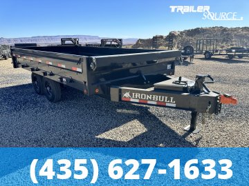 8.5x16 Iron Bull DDP 15K Dump Trailer