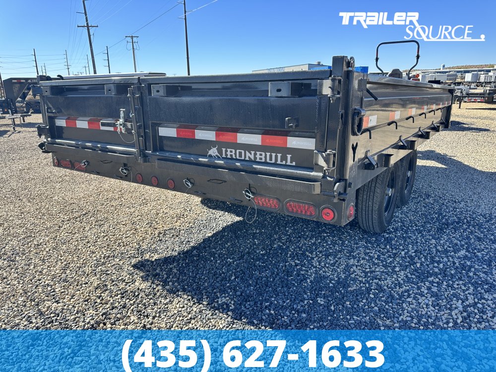 8.5x16 Iron Bull DDP 15K Dump Trailer