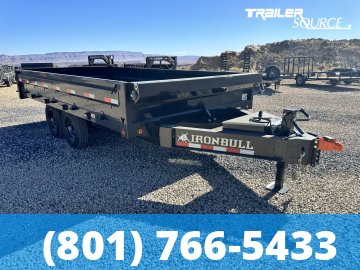 8.5x16 Iron Bull DDP 15K Dump Trailer