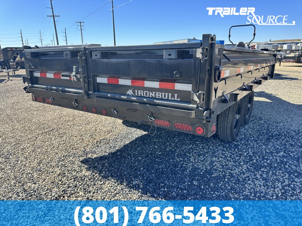 8.5x16 Iron Bull DDP 15K Dump Trailer