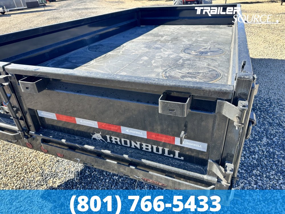 8.5x16 Iron Bull DDP 15K Dump Trailer