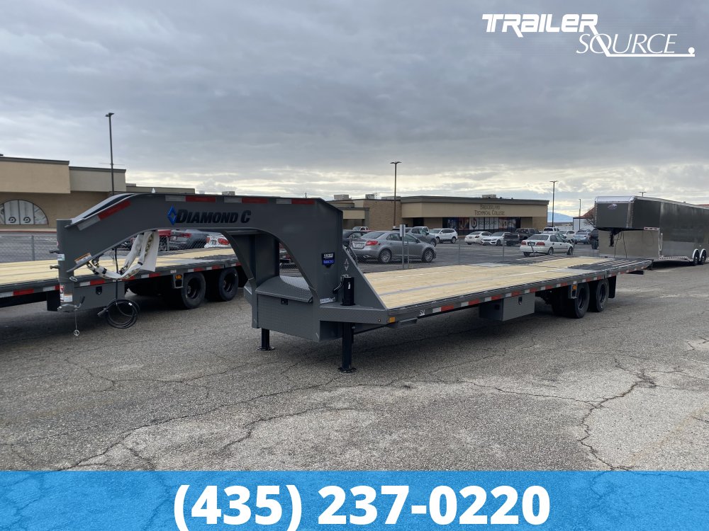 8.5x35 Diamond C FMAX HDT Gooseneck Hydraulic Dovetail 35' 25.9K Hydraulic Dovetail Gooseneck