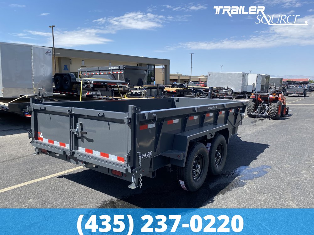 7x14 Lamar DT Gooseneck  15.7K Dump