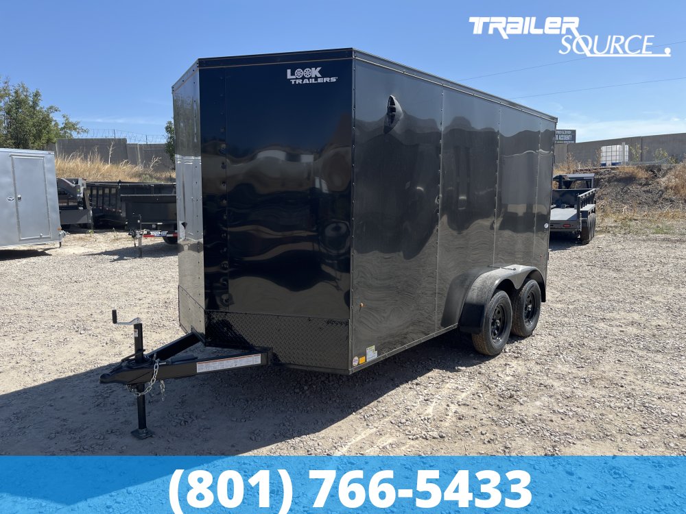 7x14 Look ST DLX 7'0" Interior 7K Tandem Axle Enclosed Cargo