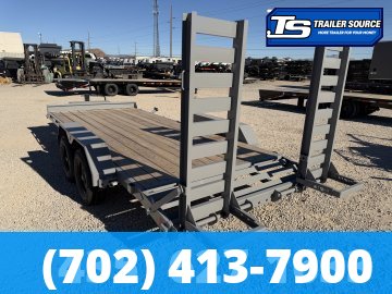 7x18 Liberty LE Channel Flatbed Car Hauler