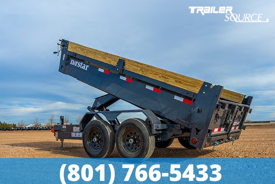 6x12 Norstar Iron Bull DCB 20" Sides 10K Dump Trailer