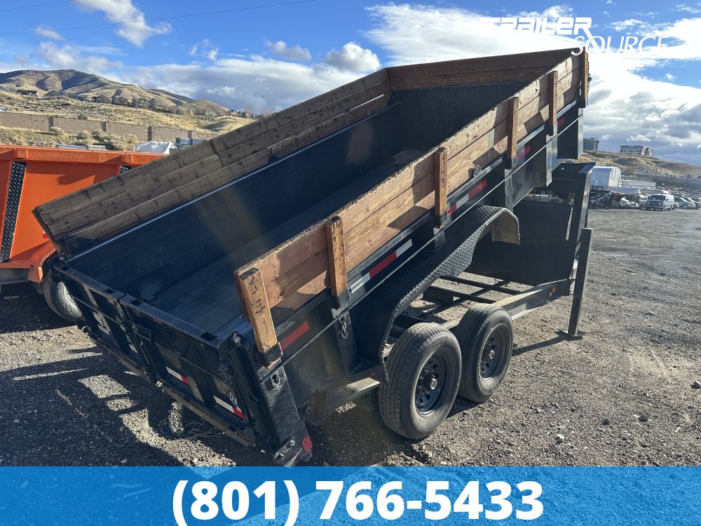 7x14 Diamond C LPD Gooseneck Dump 15K