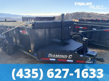 7x16 Diamond C LPT 307 Pacesetter Pkg Dump Trailer - 32" Sides - 24K GVWR 7G Floor and Walls