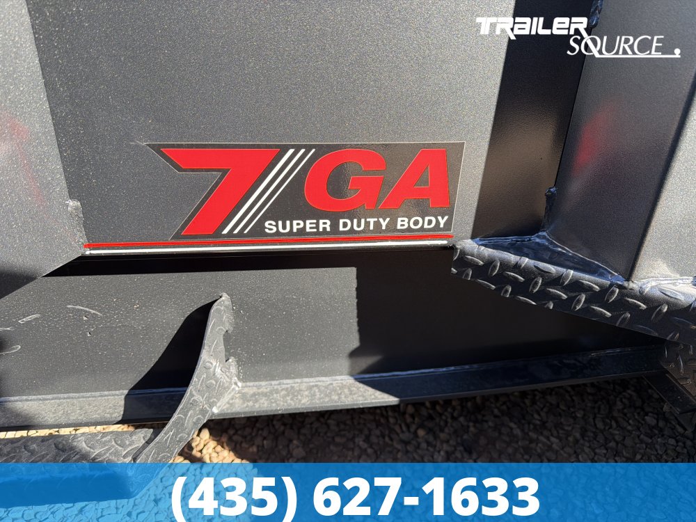 7x16 Diamond C LPT 307 Pacesetter Pkg Dump Trailer - 32" Sides - 24K GVWR 7G Floor and Walls