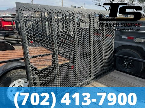 7x14 Big Tex Tandem Axle Utility Utility Trailer - 7K GVWR -