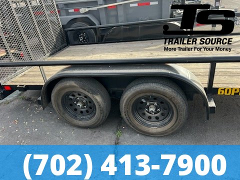 7x14 Big Tex Tandem Axle Utility Utility Trailer - 7K GVWR -