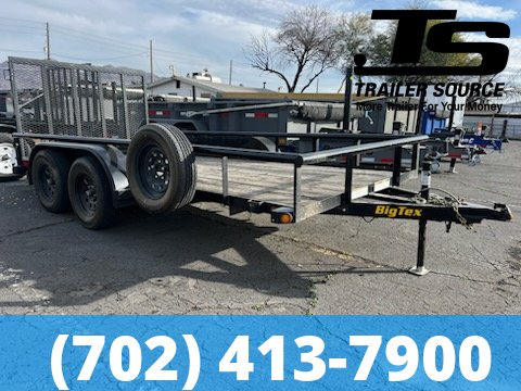 7x14 Big Tex Tandem Axle Utility Utility