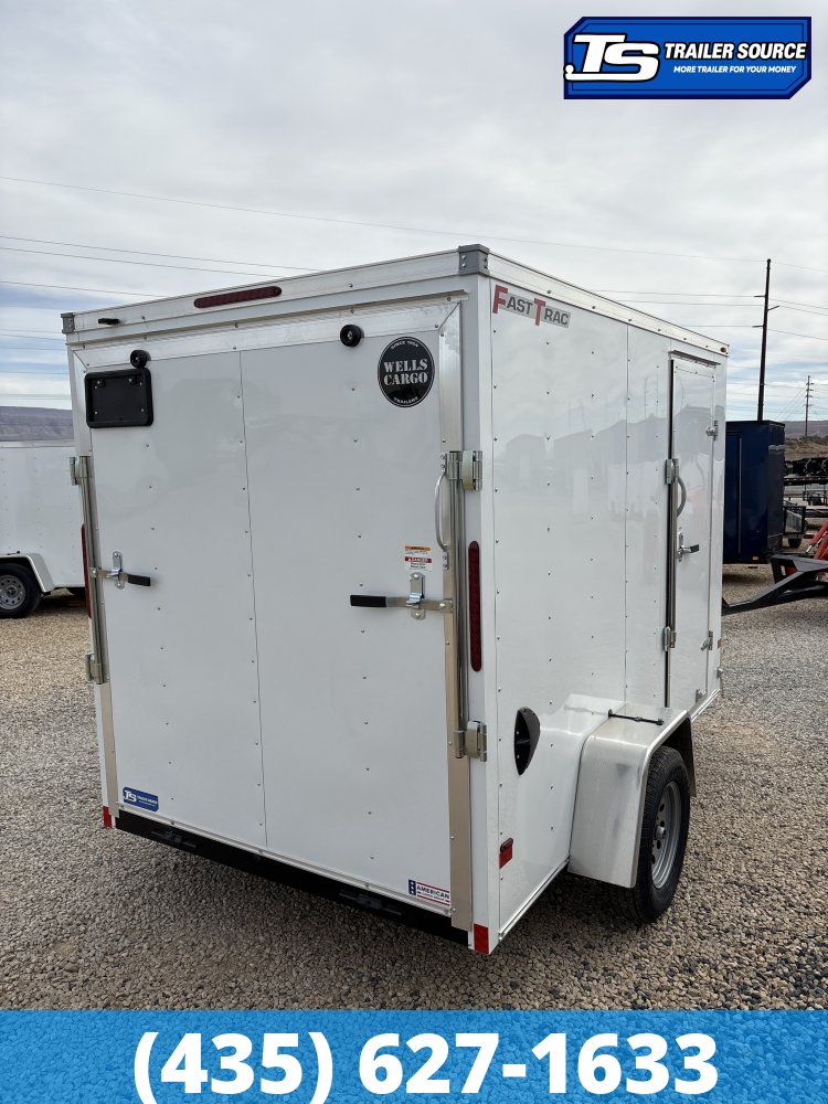 6x10 Wells Cargo FastTrac Enclosed Cargo Trailer - 6'6" Interior - 3.5K GVWR -
