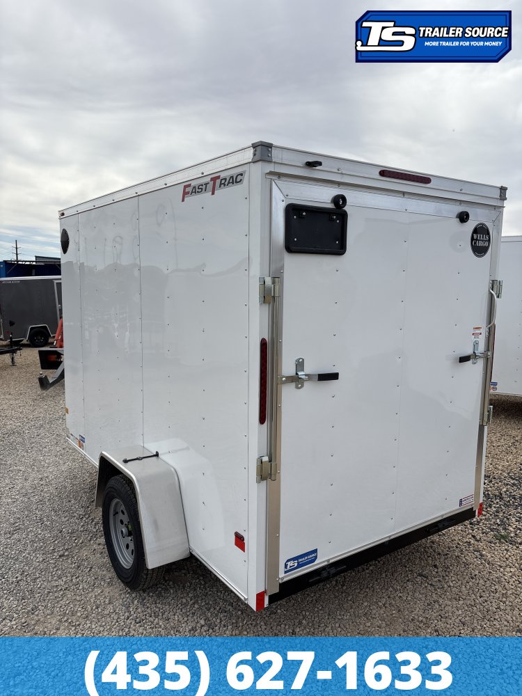 6x10 Wells Cargo FastTrac Enclosed Cargo Trailer - 6'6" Interior - 3.5K GVWR -