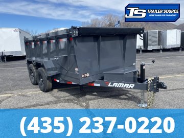 6.5x12 Lamar DM Dump Trailer - 36" Sides - 10K GVWR -
