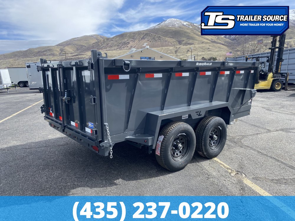 6.5x12 Lamar DM Dump Trailer - 36" Sides - 10K GVWR -