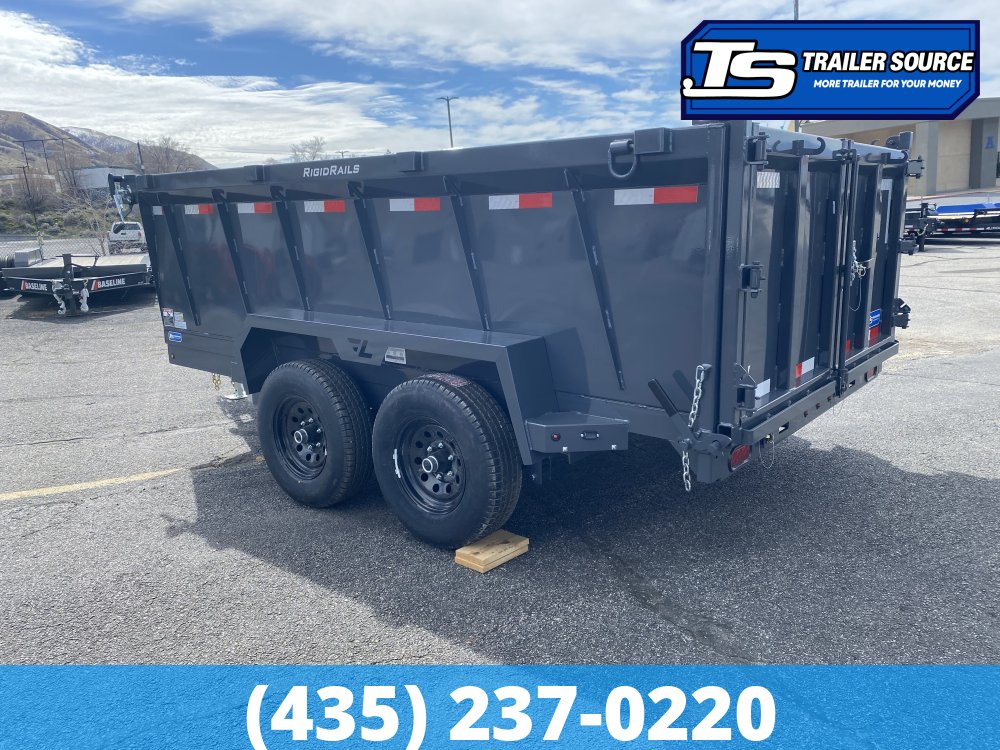 6.5x12 Lamar DM Dump Trailer - 36" Sides - 10K GVWR -