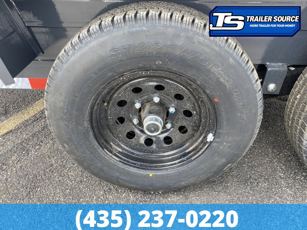 6.5x12 Lamar DM Dump Trailer - 36" Sides - 10K GVWR -