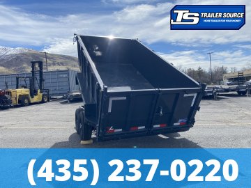 6.5x12 Lamar DM Dump Trailer - 36" Sides - 10K GVWR -