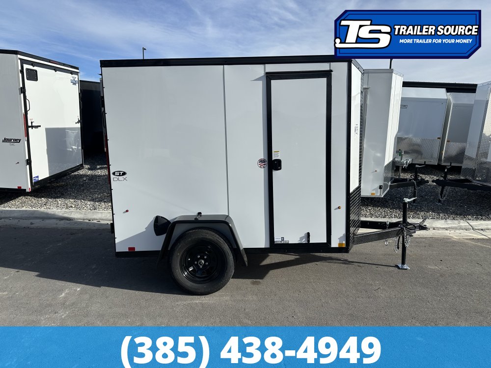 5x8 Look ST DLX Enclosed Cargo Trailer - 6'0" Interior - 3.5K GVWR - .080 PolyCor, Black Out Package, Side Door