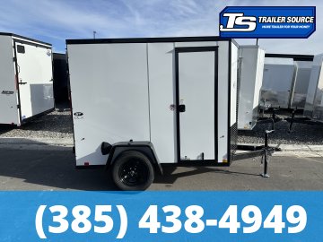 5x8 Look ST DLX Enclosed Cargo Trailer - 6'0" Interior - 3.5K GVWR - .080 PolyCor, Black Out Package, Side Door