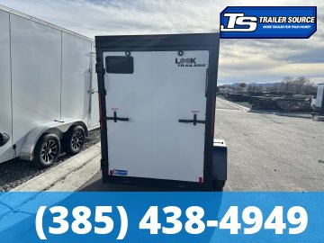 5x8 Look ST DLX Enclosed Cargo Trailer - 6'0" Interior - 3.5K GVWR - .080 PolyCor, Black Out Package, Side Door