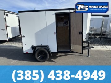 5x8 Look ST DLX Enclosed Cargo Trailer - 6'0" Interior - 3.5K GVWR - .080 PolyCor, Black Out Package, Side Door