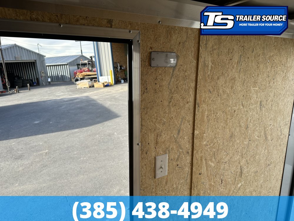 5x8 Look ST DLX Enclosed Cargo Trailer - 6'0" Interior - 3.5K GVWR - .080 PolyCor, Black Out Package, Side Door