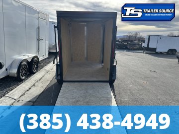 5x8 Look ST DLX Enclosed Cargo Trailer - 6'0" Interior - 3.5K GVWR - .080 PolyCor, Black Out Package, Side Door