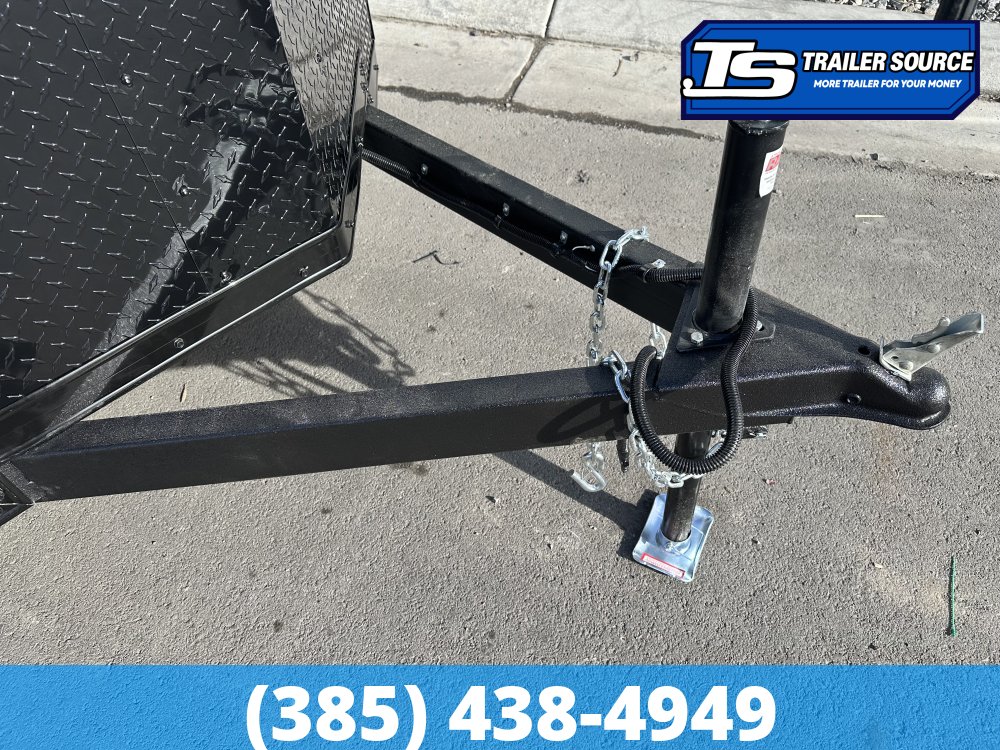 5x8 Look ST DLX Enclosed Cargo Trailer - 6'0" Interior - 3.5K GVWR - .080 PolyCor, Black Out Package, Side Door