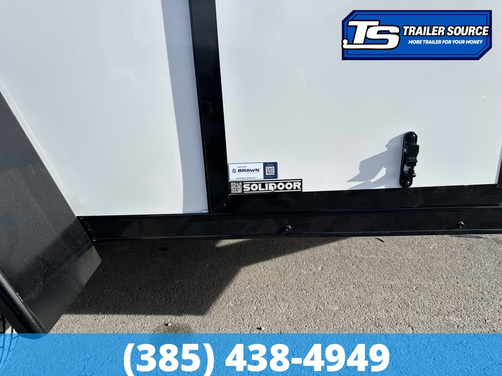 5x8 Look ST DLX Enclosed Cargo Trailer - 6'0" Interior - 3.5K GVWR - .080 PolyCor, Black Out Package, Side Door