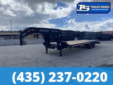 8.5x28 Norstar Iron Bull FXG Gooseneck Equipment Trailer - 22K GVWR - Max Ramps