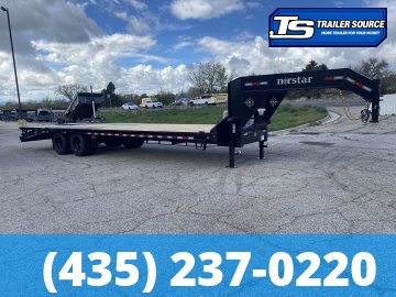 8.5x28 Norstar Iron Bull FXG Gooseneck Equipment Trailer - 22K GVWR - Max Ramps