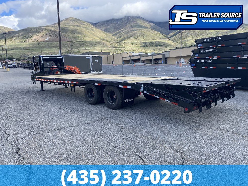 8.5x28 Norstar Iron Bull FXG Gooseneck Equipment Trailer - 22K GVWR - Max Ramps