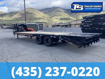 8.5x28 Norstar Iron Bull FXG Gooseneck Equipment Trailer - 22K GVWR - Max Ramps
