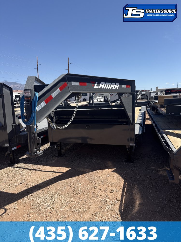 8.5x36 Lamar H8 Gooseneck Wide Body w/ Drive Over Fenders Equipment