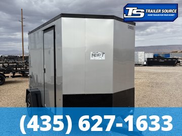 6x10 Cargo Express EX Series DLX Enclosed Cargo Trailer - 6'6" Interior - 3.5K GVWR - 16" Cross Member Upgrade, Black Out Package