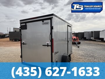 6x10 Cargo Express EX Series DLX Enclosed Cargo Trailer - 6'6" Interior - 3.5K GVWR - 16" Cross Member Upgrade, Black Out Package