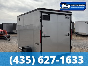 6x10 Cargo Express EX Series DLX Enclosed Cargo Trailer - 6'6" Interior - 3.5K GVWR - 16" Cross Member Upgrade, Black Out Package