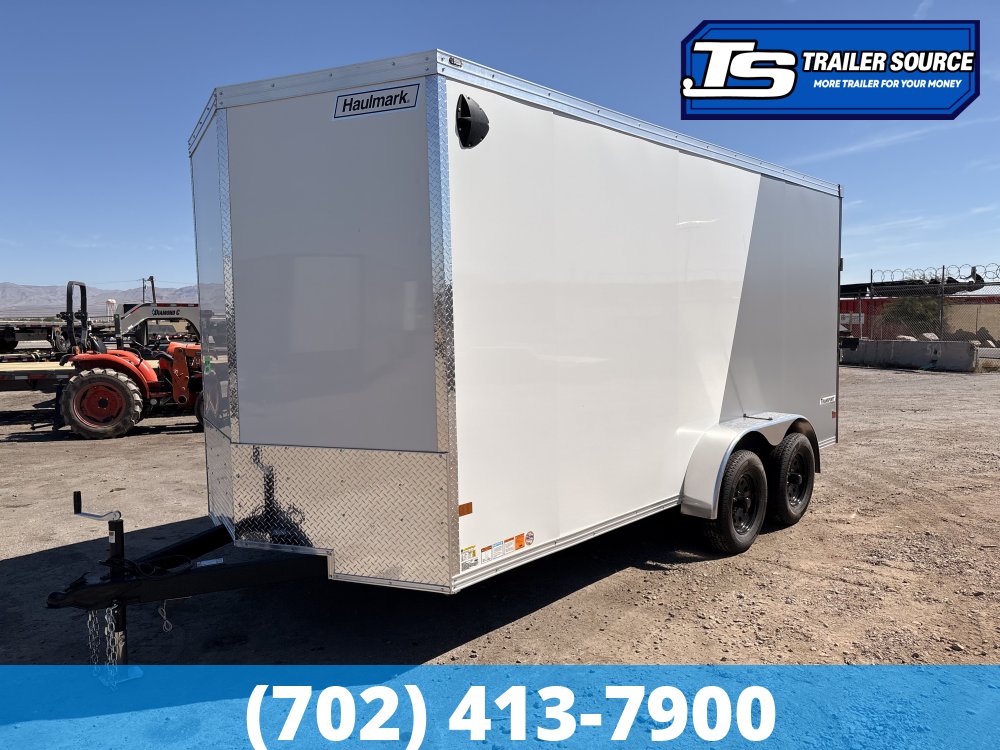 7x16 Haulmark Transport Enclosed Cargo Trailer - 7'0" Interior - 7K GVWR - .080 PolyCor, 2 Tone Color