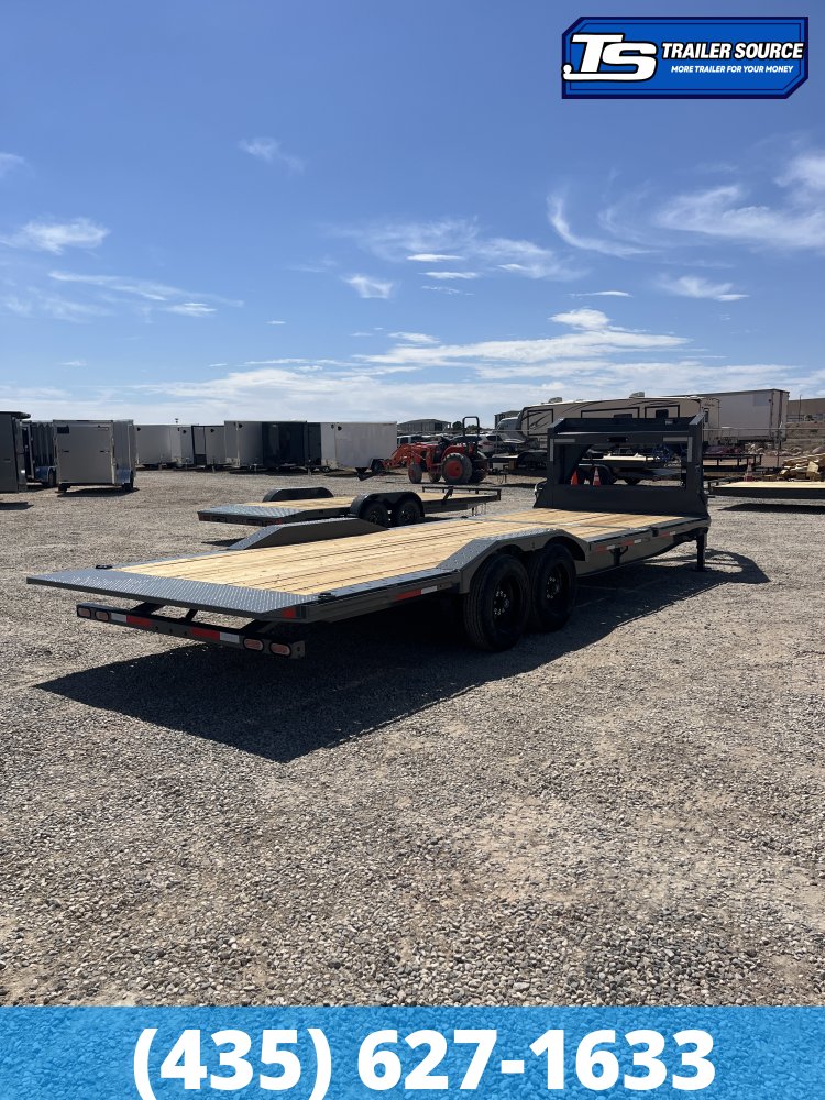 8.5x24 Diamond C HXD 208 Wide Body w/ Drive Over Fenders Tilt Trailer - 18K GVWR - ABS Brakes